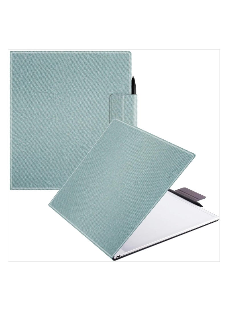 **غطاء واقي متوافق مع أجهزة لوحية Onyx Boox Note Max 13.3 / Boox Tab X C مقاس 13.3 بوصة - غطاء PU جلدي مغناطيسي فائق الرقة وخفيف الوزن مع وظيفة النوم/الإيقاظ التلقائي.**